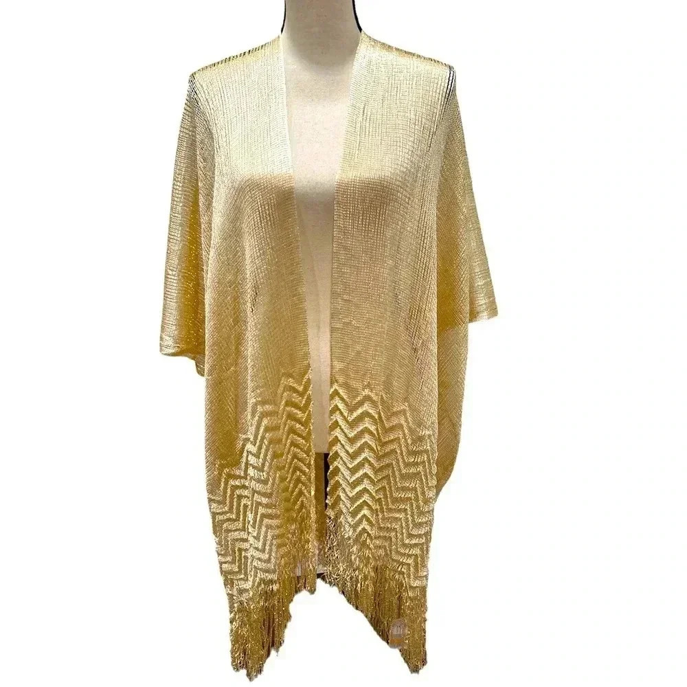 Evening Fringe Kimono